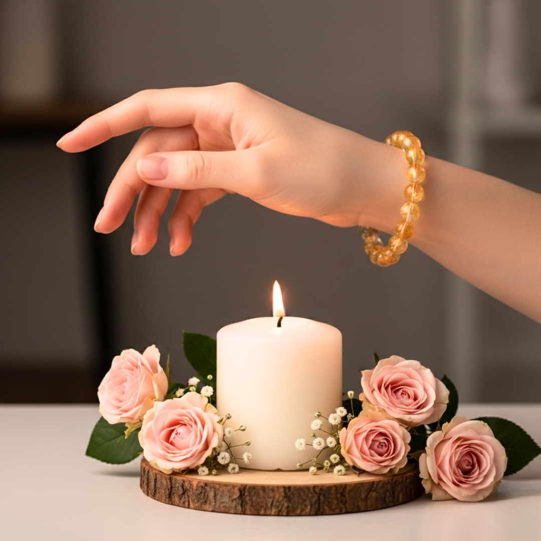 Radiant Joy Citrine Natural Stone Bracelet